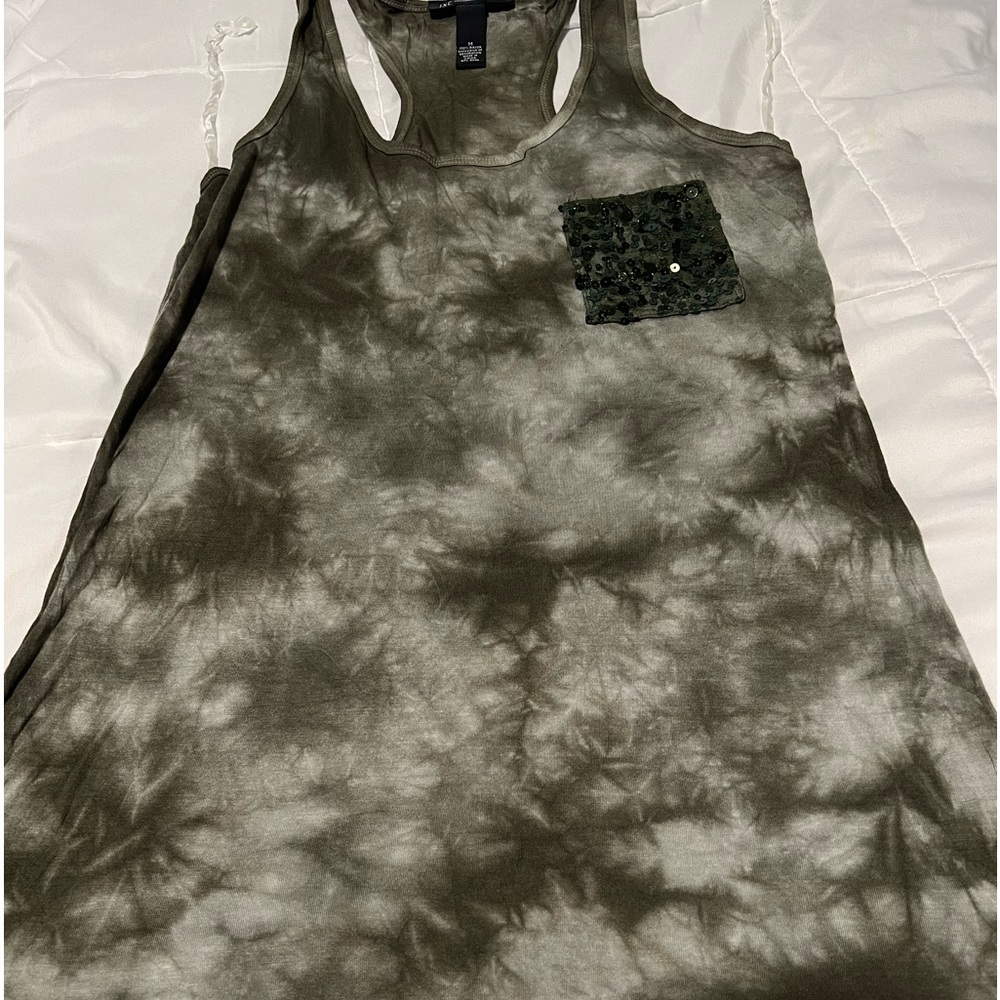 INC olive green with sequin pocket